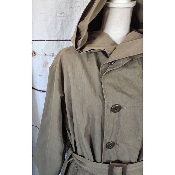 Issey Miyake Vintage Oversized Hooded Windcoat Size Small - Picture 5 of 7
